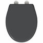 Quick Release Toilet Seat with Soft Close Duroplast Anthracite