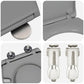 Quick Release Toilet Seat with Soft Close Duroplast Grey