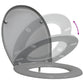 Quick Release Toilet Seat with Soft Close Duroplast Grey