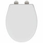 Quick Release Toilet Seat with Soft Close Duroplast White