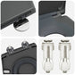 Toilet Seat Anthracite Plastic 14.6 x 17.6 x 1.6 in Detachable