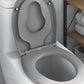 Family Toilet Seat with Child Seat Quick Release Duroplast