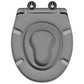 Family Toilet Seat with Child Seat Quick Release Duroplast