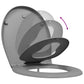 Family Toilet Seat with Child Seat Quick Release Duroplast