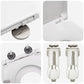 Family Toilet Seat with Child Seat Quick Release Duroplast