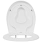 Family Toilet Seat with Child Seat Quick Release Duroplast