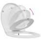 Family Toilet Seat with Child Seat Quick Release Duroplast