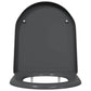 Quick Release Toilet Seat with Soft Close Duroplast Anthracite