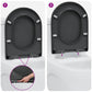 Quick Release Toilet Seat with Soft Close Duroplast Anthracite