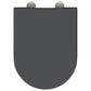 Quick Release Toilet Seat with Soft Close Duroplast Anthracite