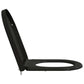 Quick Release Toilet Seat with Soft Close Duroplast Black