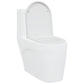 Quick Release Toilet Seat with Soft Close Duroplast White