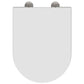 Quick Release Toilet Seat with Soft Close Duroplast White