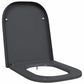 Quick Release Toilet Seat with Soft Close Duroplast Anthracite
