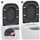 Quick Release Toilet Seat with Soft Close Duroplast Anthracite