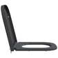 Quick Release Toilet Seat with Soft Close Duroplast Anthracite