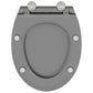 Quick Release Toilet Seat with Soft Close Duroplast Grey