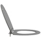Quick Release Toilet Seat with Soft Close Duroplast Grey