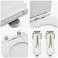 Quick Release Toilet Seat with Soft Close Duroplast White