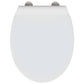 Quick Release Toilet Seat with Soft Close Duroplast White