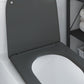 Toilet Seat Anthracite Duroplast 17.3 x 14.2 x 1.3 in