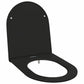 Quick Release Toilet Seat with Soft Close - Duroplast, Black