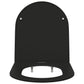 Quick Release Toilet Seat with Soft Close - Duroplast, Black