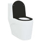 Quick Release Toilet Seat with Soft Close - Duroplast, Black