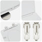 White Plastic Standard Smooth-Closing Toilet Seat Other