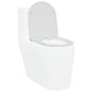 White Plastic Standard Smooth-Closing Toilet Seat Other
