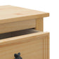 Bathroom Furniture Set Honey Solid pine wood, engineered wood, metal