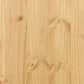 Bathroom Furniture Set Honey Solid pine wood, engineered wood, metal