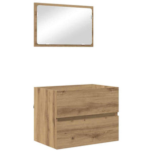 Bathroom Furniture Set 2 pcs Artisan Oak 57 x 37 x 45 cm