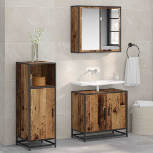 Bathroom Cabinet Old wood 35 x 37.5 x 100 cm Engineered wood