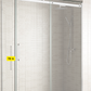 Corner Shower Glass Sliding Door - Chrome