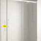 Corner Shower Glass Sliding Door - Chrome