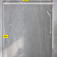 Standard Shower Sliding Glass Door - Chrome