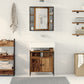2 Piece Bathroom Furniture Set Old Wood Engineered Wood