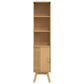 Bathroom Cabinet Brown 35x30x159 cm Solid Pine wood