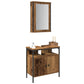 2 Piece Bathroom Furniture Set Old Wood Engineered Wood