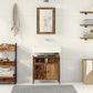 2 Piece Bathroom Furniture Set Old Wood Engineered Wood