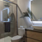 Zeek 36"x36" Backlit LED Square Bathroom Wall Mirror MA3636