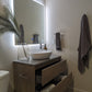 Zeek 36"x36" Backlit LED Square Bathroom Wall Mirror MA3636