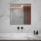 Zeek 36"x36" Backlit LED Square Bathroom Wall Mirror MA3636