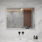 Zeek 48"x36" Backlit LED Rectangular Bathroom Wall Mirror MA4836
