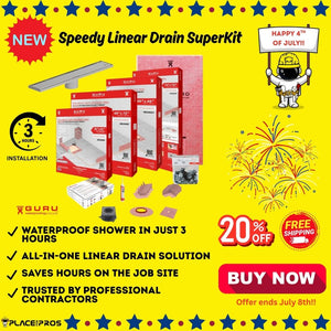 GURU Speedy Superkit for Linear Drains
