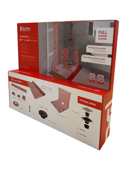 GURU Superkit Square Shower System