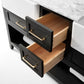 Hayley Bathroom Vanity with Sink and Carrara White Marble Top Cabinet Set