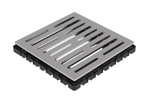 GURU EVO Grate Line drain brushed stainless steel