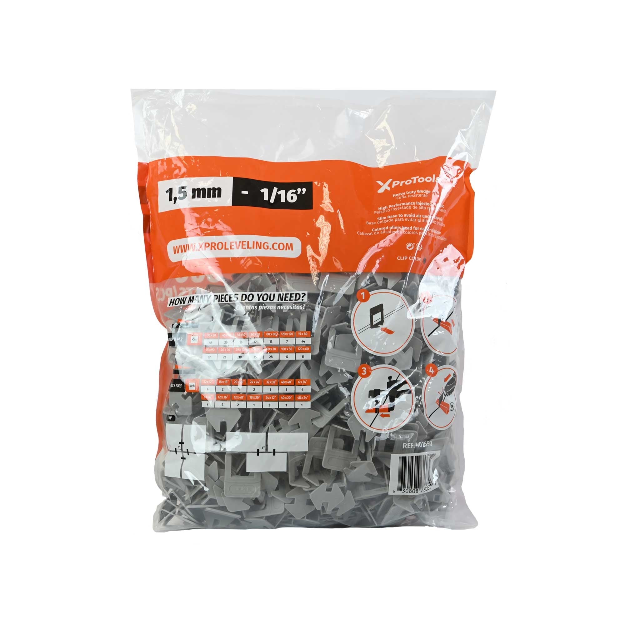 XPRO Leveling Clips for Perfect Tile Installations | PlaceForPros